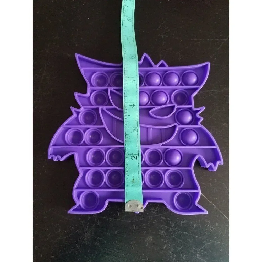 Fidget Toy Gungan Monster Push Pop Bubble Silicone Sensory Purple